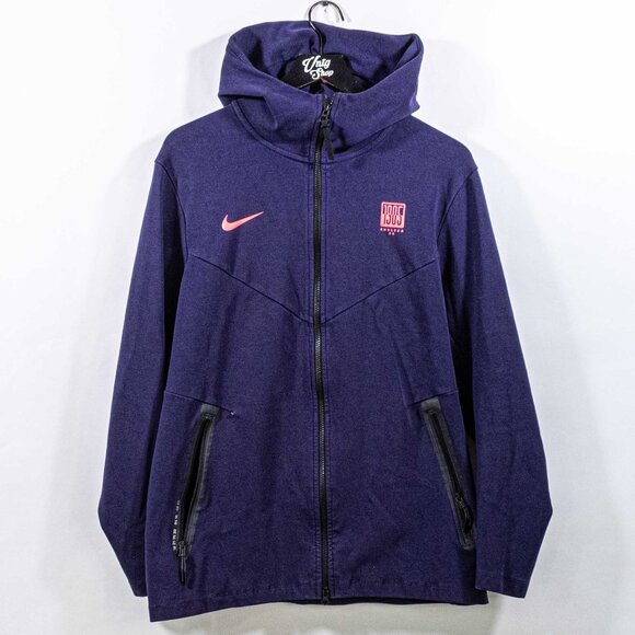 Chelsea FC Nike NSW Tech Pack Zip Up Hoodie Sweatshirt Large Premier League - Picture 1 of 12